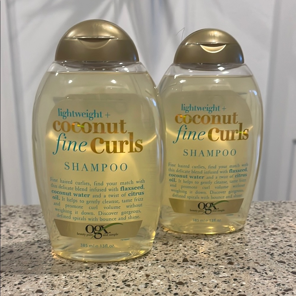 SALE BOGO 🔥OGX Coconut Fine Curls Shampoo - Lightweight